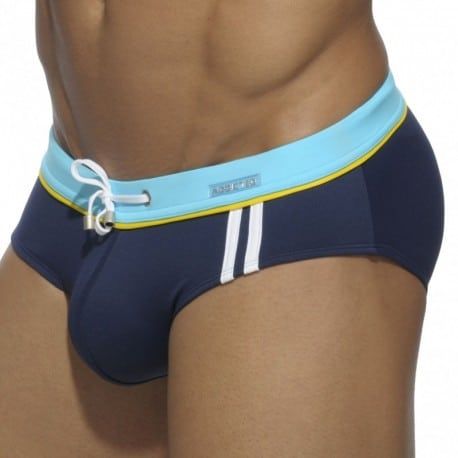 Addicted Slip de Bain Sport Detail Binding Marine