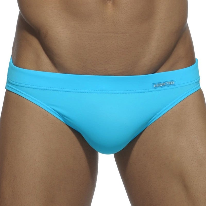 Addicted Basic Colors Swim Brief - Turquoise