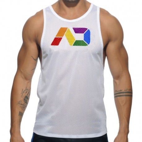 Addicted Débardeur AD Rainbow Blanc