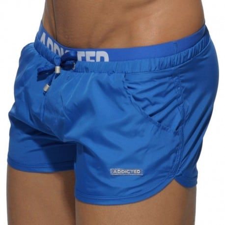 Addicted Short de Bain Double Waistband Royal