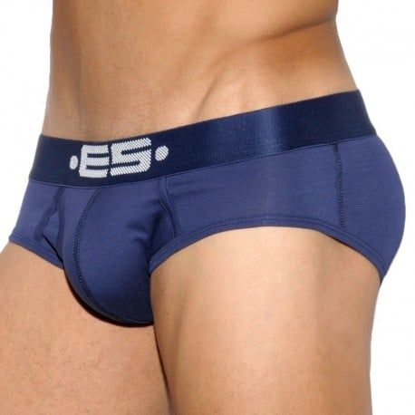 ES Collection Slip Basic Cotton Marine
