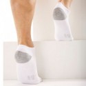 DIM Lot de 3 Paires de Socquettes Sport Blanches
