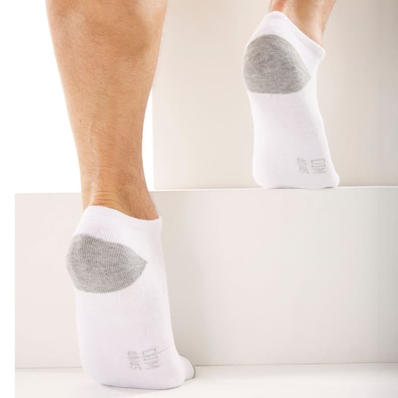 DIM Lot de 3 Paires de Socquettes Sport Blanches