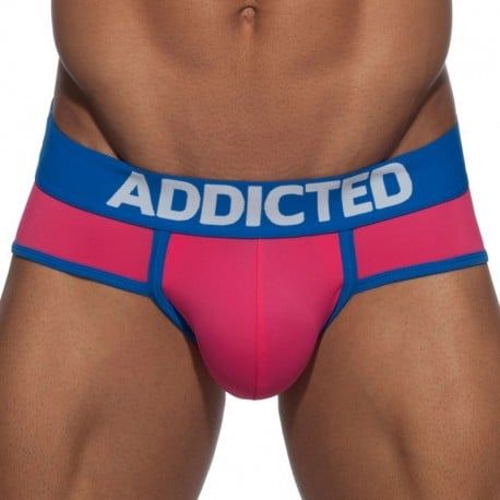 Addicted Swimderwear Push Up Briefs - Fuchsia - Blue