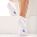DIM Lot de 3 Paires de Socquettes Invisibles Blanches