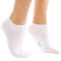 DIM Lot de 3 Paires de Socquettes Invisibles Blanches