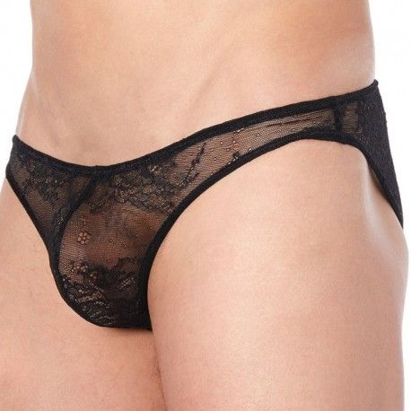 Doreanse Slip Mini Dentelle Sexy Noir