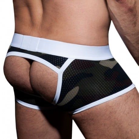 AD Fetish Boxer Camo Stripe Fetish Blanc