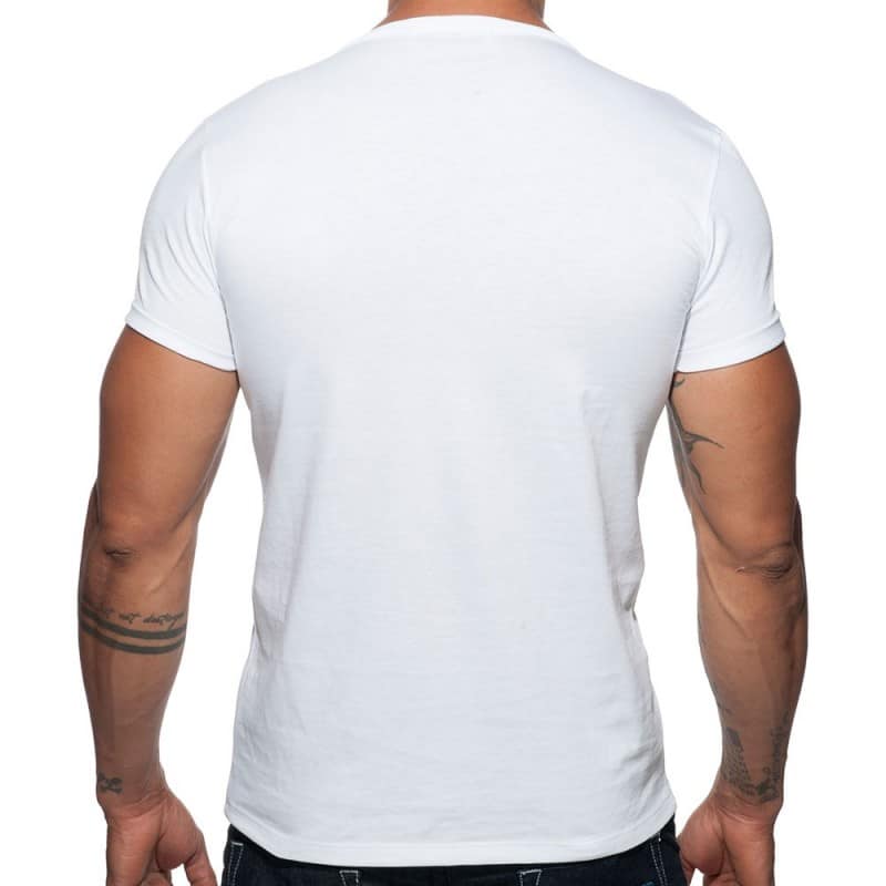 Addicted T-Shirt Military Blanc