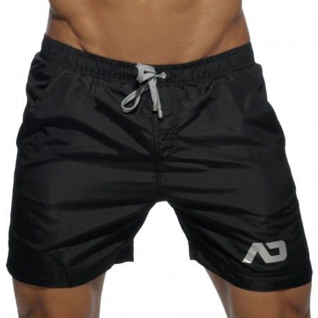 Addicted Short de Bain Long Basic Noir