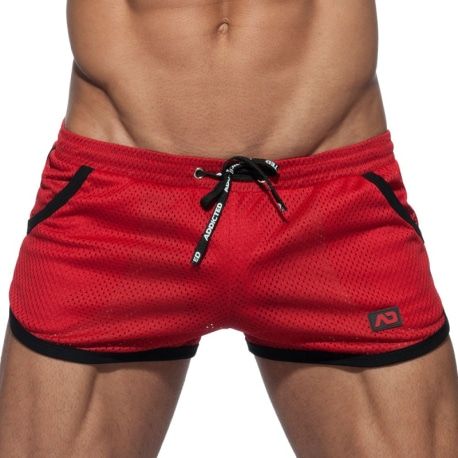 Addicted Short Rocky Mesh Rouge