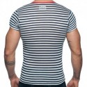 Addicted T-Shirt Sailor Marinière - Rouge