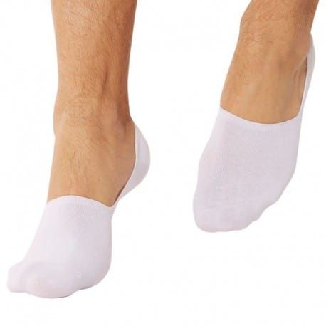 DIM Lot de 2 Paires de Protèges-Pieds Blancs