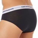 Emporio Armani Lot de 2 Slips Cotton Stretch - Blanc - Marine