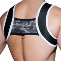 AD Fetish Harnais Carabiner Noir - Blanc