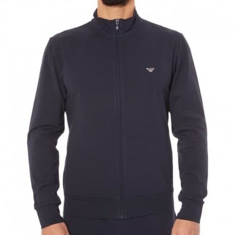 Emporio Armani Tenue d'intérieur Zip Basic Loungewear Marine