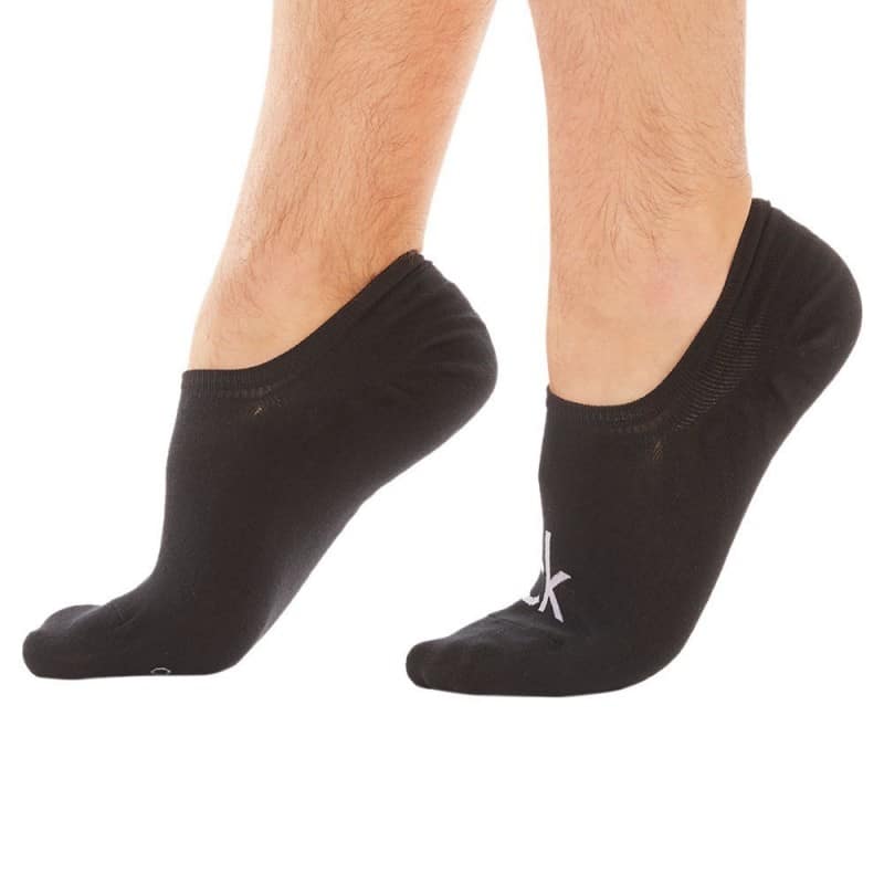 Calvin Klein Lot de 3 Paires de Chaussettes Invisibles Albert Grises - Blanches - Noires