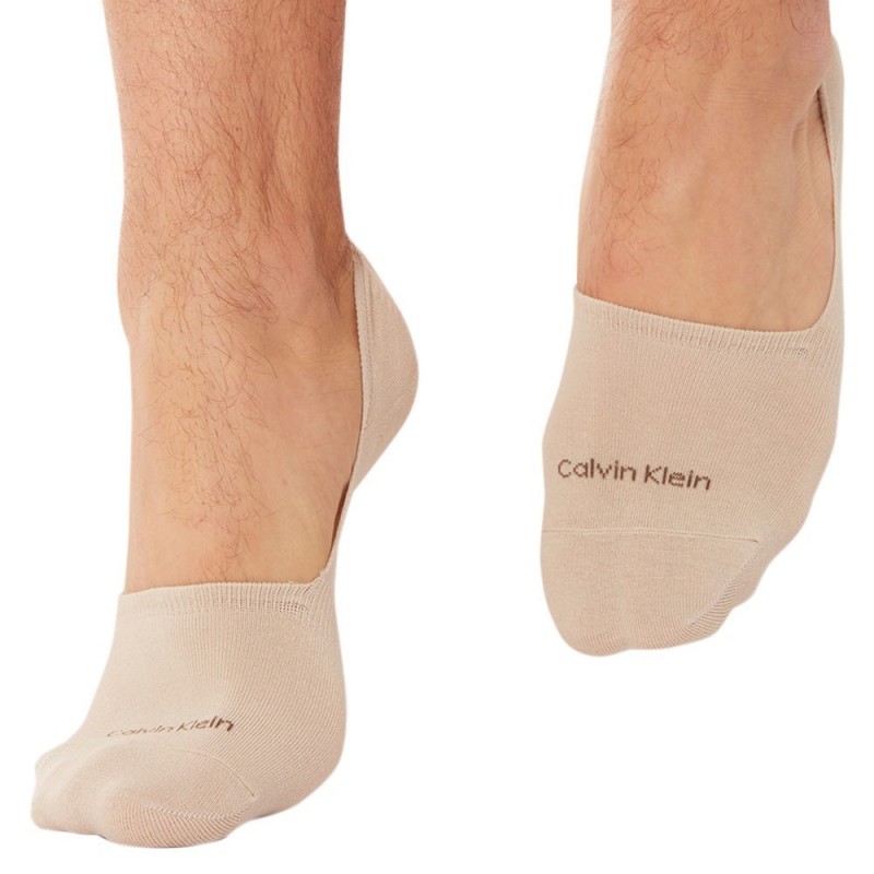 Calvin Klein Lot de 2 Paires de Chaussettes Invisibles Luca Chair
