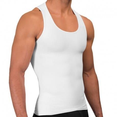 Rounderbum Débardeur Seamless Compression Blanc