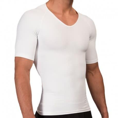 Rounderbum T-Shirt Seamless Compression Blanc