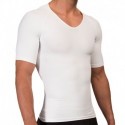 Rounderbum T-Shirt Seamless Compression Blanc