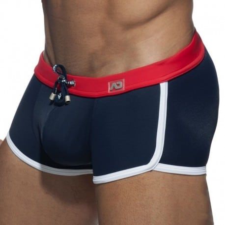 Addicted Shorty de Bain Uni Marine