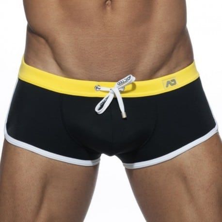 Addicted Shorty de Bain Uni Noir