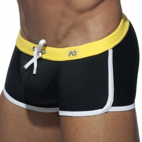 Addicted Shorty de Bain Uni Noir