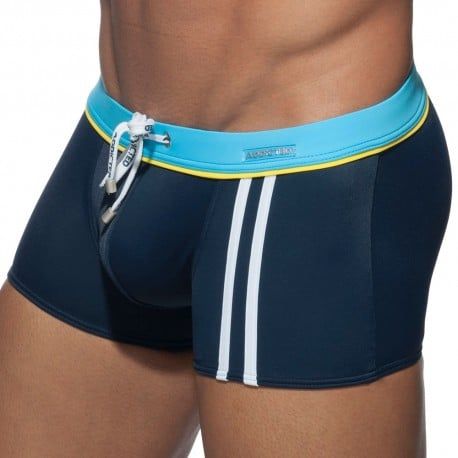 Addicted Boxer de Bain Sport Detail Binding Marine