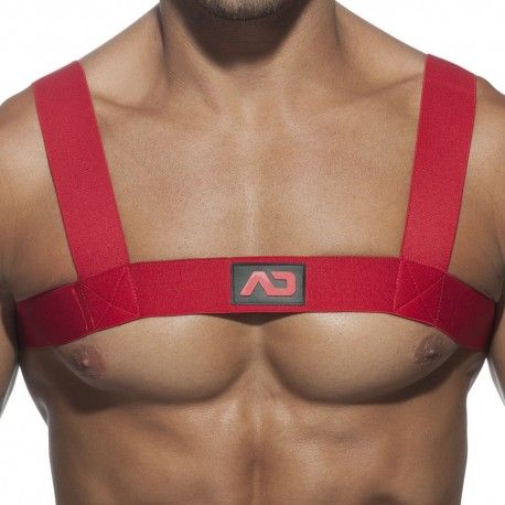 Harnais Elastic Basic Rouge