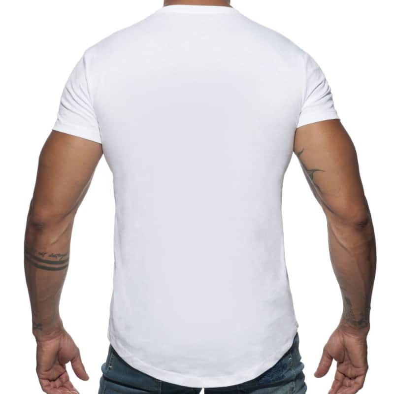 Addicted T-Shirt Basic U-Neck Blanc