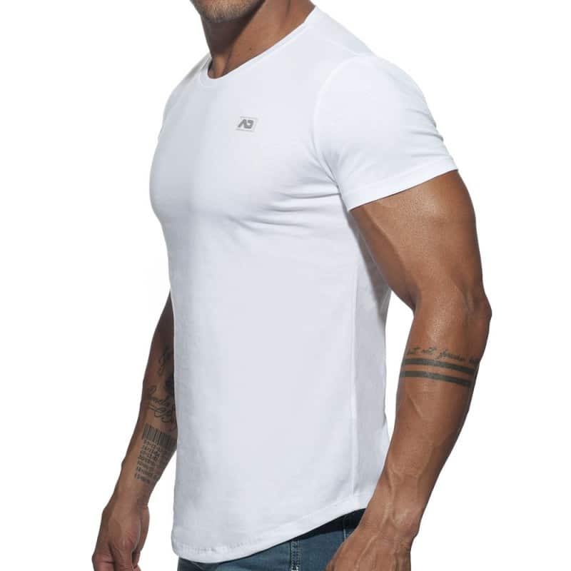 Addicted T-Shirt Basic U-Neck Blanc