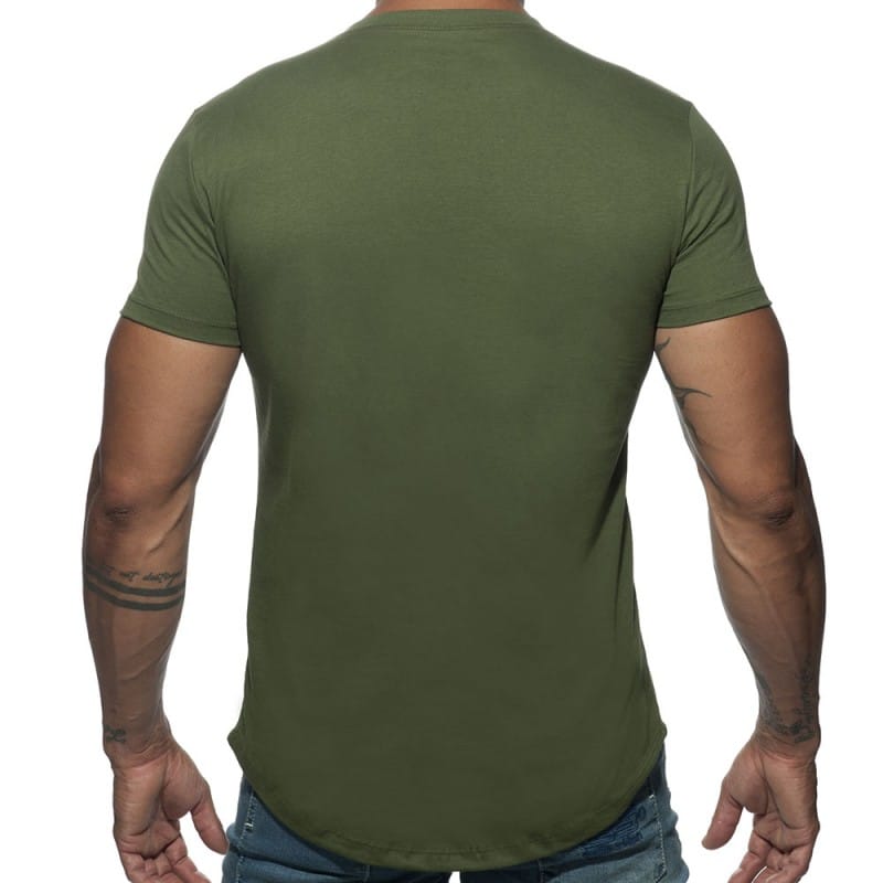 Addicted T-Shirt Basic U-Neck Kaki
