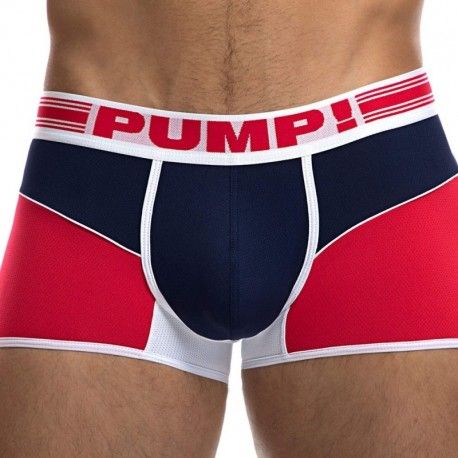 Pump! Boxer Free-Fit Academy Rouge - Marine