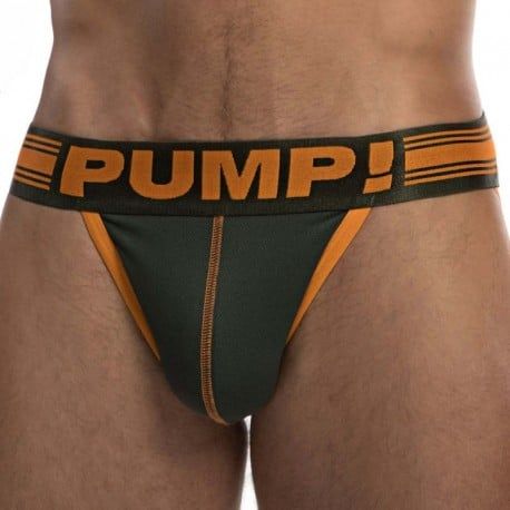 Pump! Jock Strap Free-Fit Squad Kaki