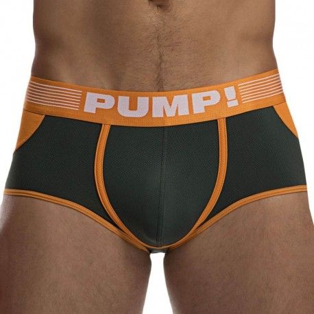 Pump! Shorty Bottomless Access Squad Kaki - Orange