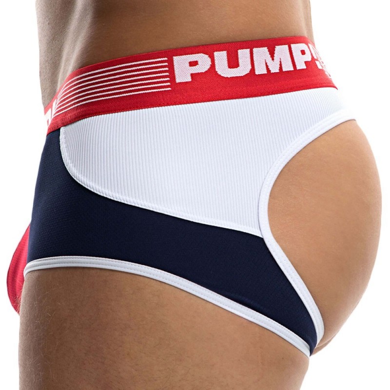Pump! Academy Access Bottomless Boxer - Navy- Red