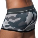 Addicted Lot de 3 Boxers Courts Camo Mesh Push Up Kaki - Gris - Bleu