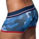 Addicted Lot de 3 Boxers Courts Camo Mesh Push Up Kaki - Gris - Bleu